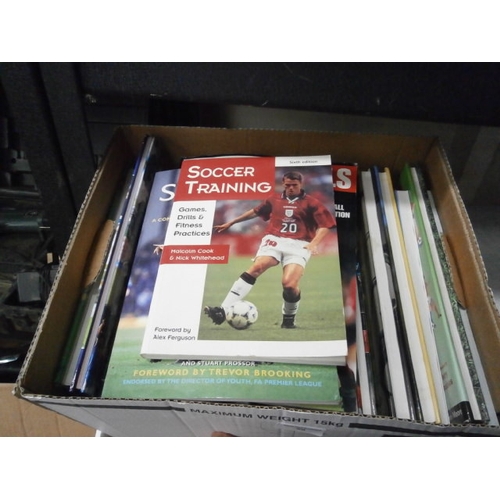 58 - Box of mostly football books