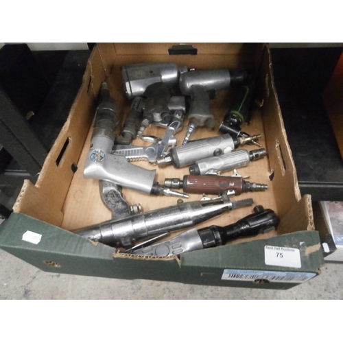 75 - Box of compressor tool attachments