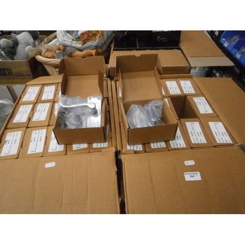 164 - Two boxes of new door handles, 30 per box