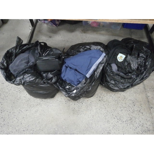 180 - A bag of ladies size 6-8 clothing & 2 bags of mens clothing