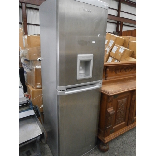 609 - Large BEKO fridge freezer with water dispenser