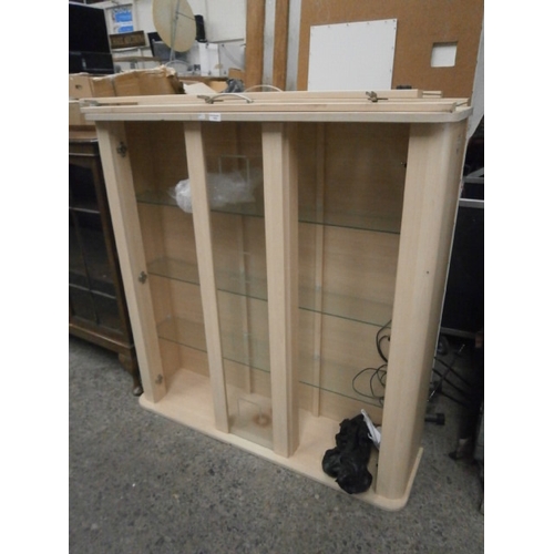 612 - Large glazed display cabinet