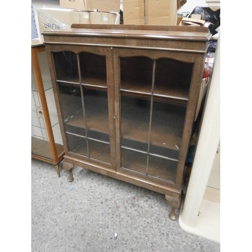 613 - Vintage glazed bookcase