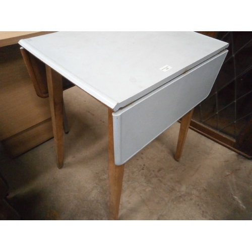 692 - Small retro drop leaf kitchen side table