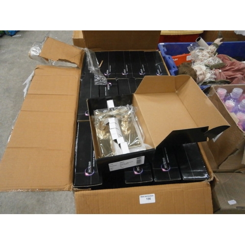 156 - Large box of new door handles