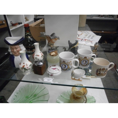 362 - 15 x assorted items including Royal Commemorative cups