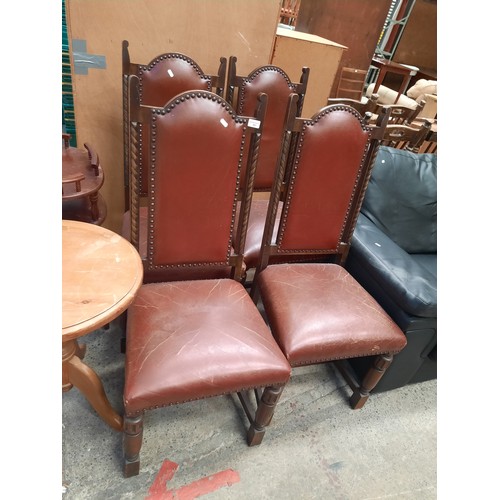 691 - Set of 4 dinning chairs