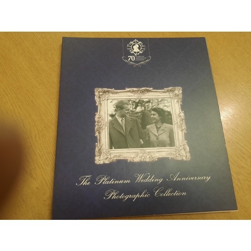 201 - The Royal platinum wedding anniversary photographic 1940s the wedding coin