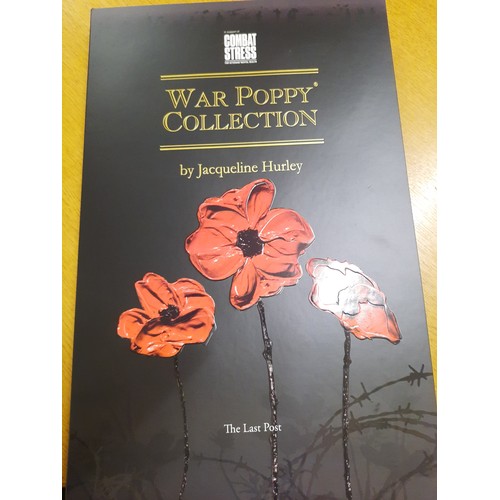 205 - The War poppy coin collection with 12 coins