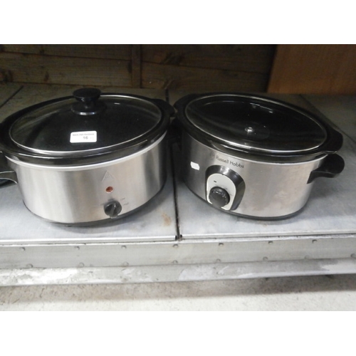 16 - Two slow cookers