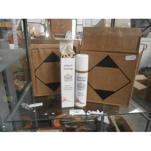 382 - Two boxes of Cougar airbrush stockings