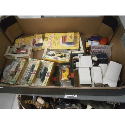 395 - Box of die-cast cars