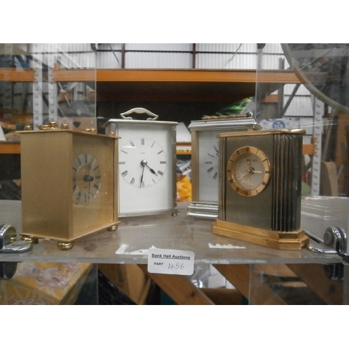 456 - Four assorted clocks