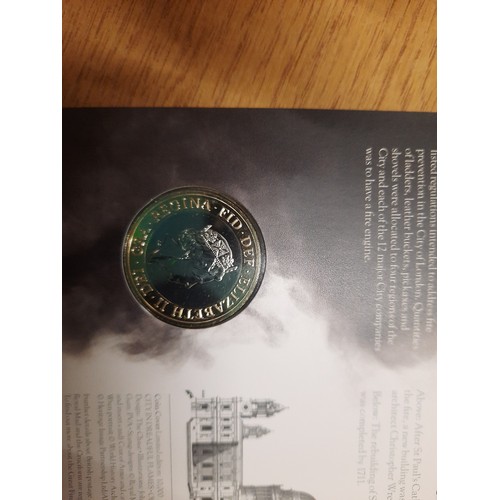 229 - The great fire of London £2 coin