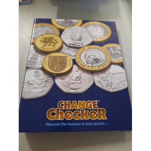 241 - The change checker coin collection inc the A-Z of great Britain 10p collection , unicorn of Scotland... 