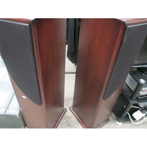 235 - Pair of tall Castle speakers