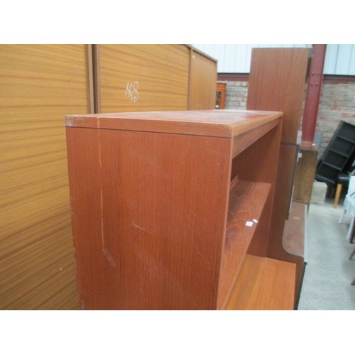 629 - Retro teak wall unit