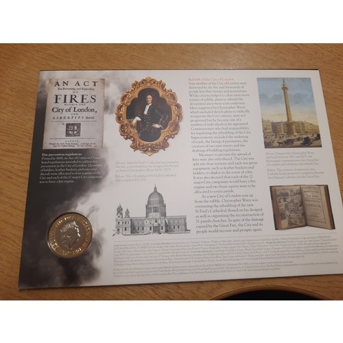 229 - The great fire of London £2 coin