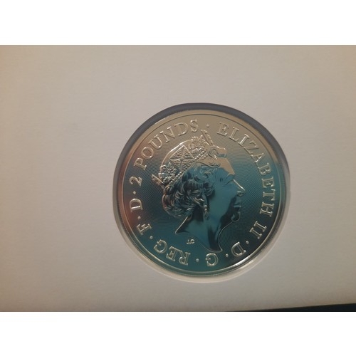 247 - 2019 Queen Elizabeth II birthday 1oz fine silver £2 coin