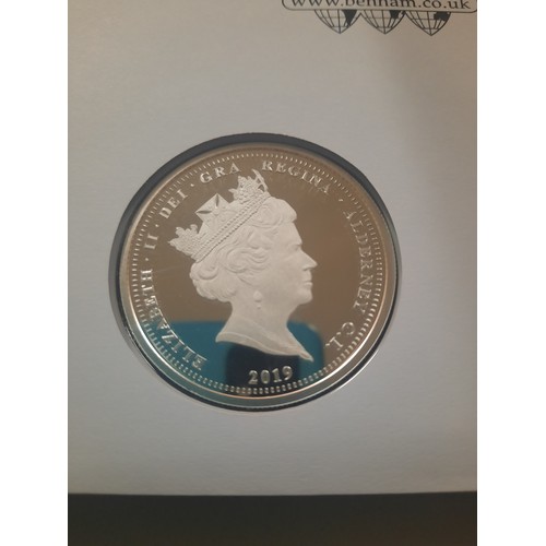 249 - 2019 50th anniversary of Concorde silver plate £5 coin