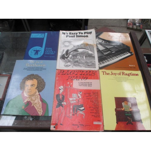 415 - Box of sheet music books