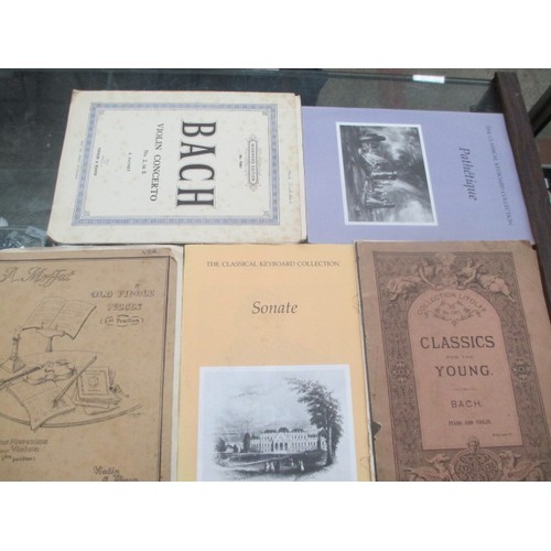 415 - Box of sheet music books