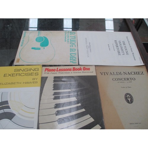 415 - Box of sheet music books