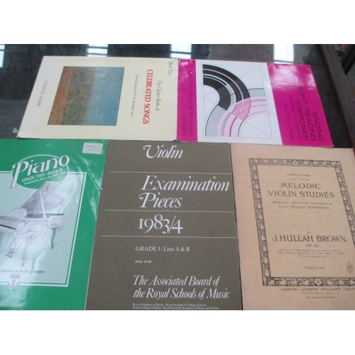 415 - Box of sheet music books