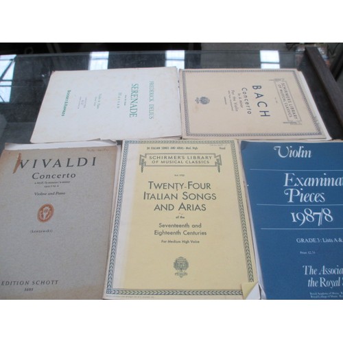 415 - Box of sheet music books