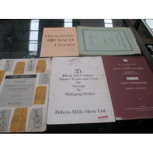 415 - Box of sheet music books