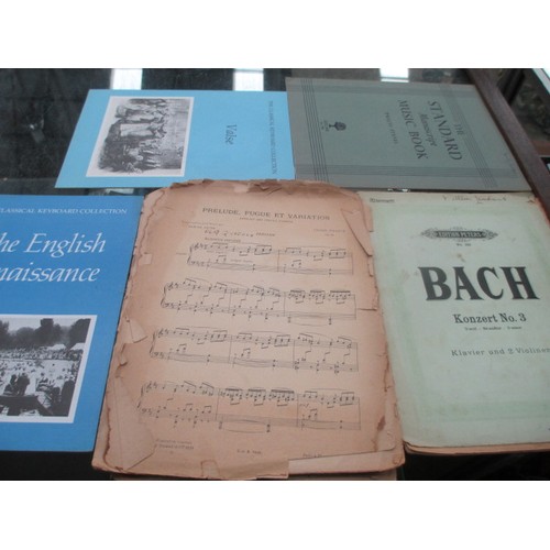 415 - Box of sheet music books