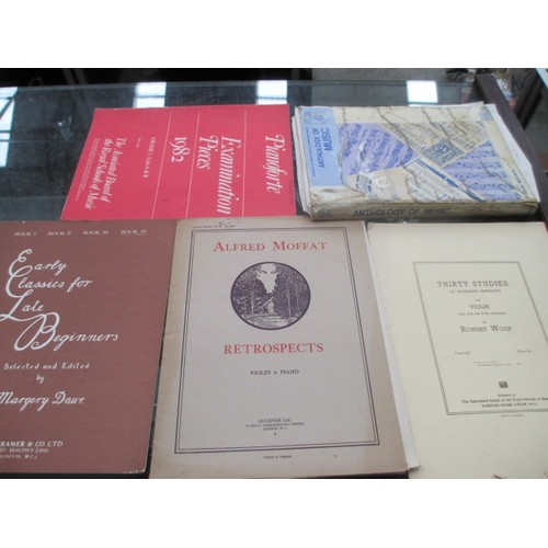 415 - Box of sheet music books