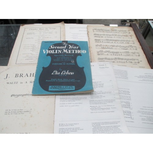 415 - Box of sheet music books