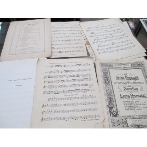 415 - Box of sheet music books