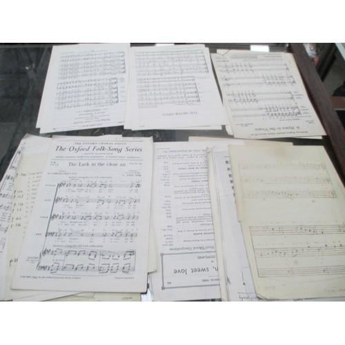 415 - Box of sheet music books