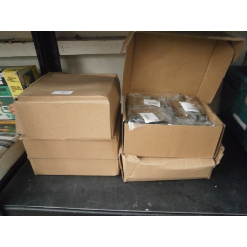 52 - Four boxes of Tubular latches