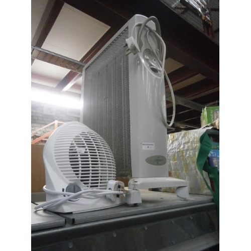 4 - Lot inc Airforce heater and fan heater