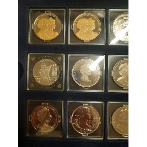 293 - H.M Queen Elizabeth II Diamond jubilee coin collection with 12 coins