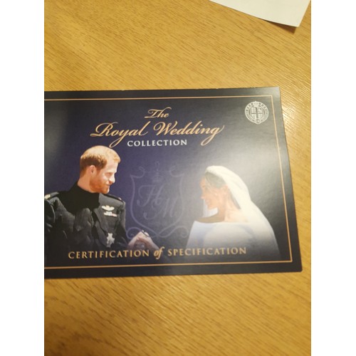 202 - Harry & Meghan the Royal wedding coin collection inc Engagement & Royal wedding coins