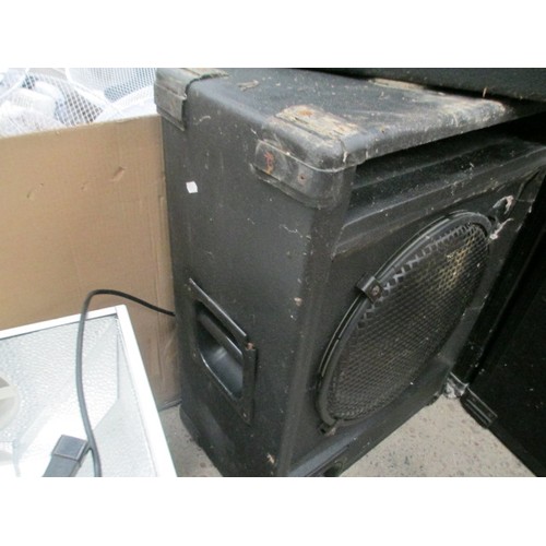 202 - Two large speakers