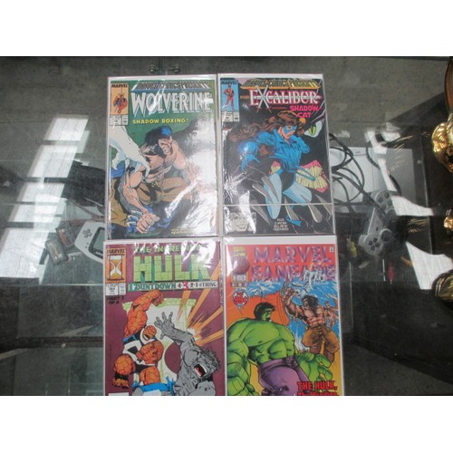 356 - 13 old marvels comics in protective packaging