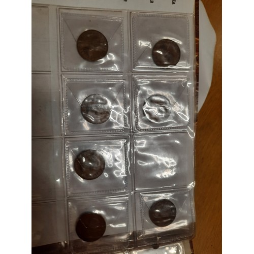 244 - Folder of 101 various old coins