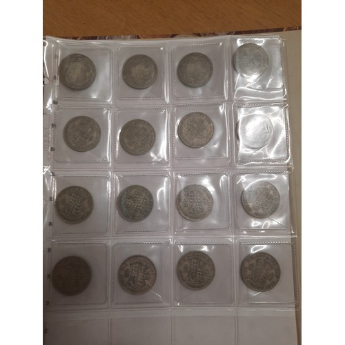 244 - Folder of 101 various old coins