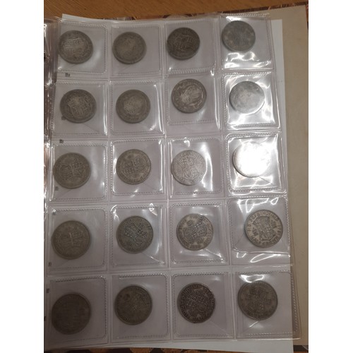 244 - Folder of 101 various old coins