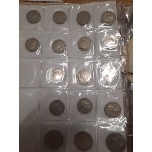 244 - Folder of 101 various old coins