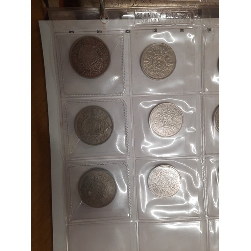 244 - Folder of 101 various old coins