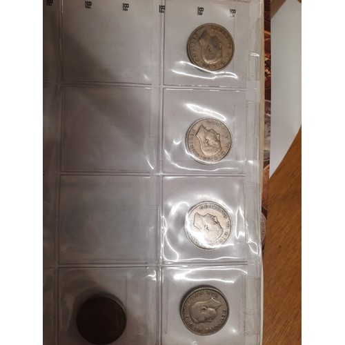 244 - Folder of 101 various old coins