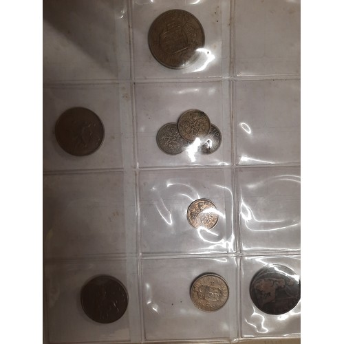 246 - Folder of 140 various old coins