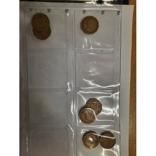 246 - Folder of 140 various old coins