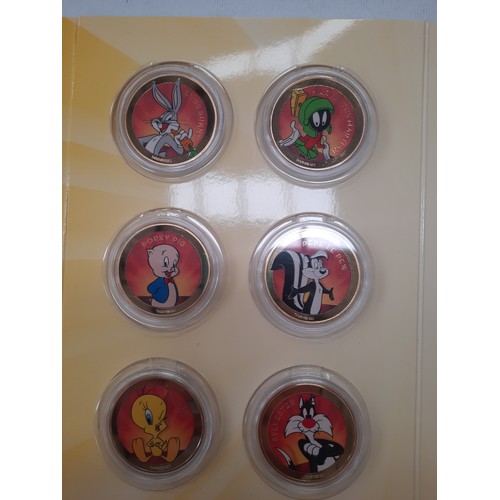 269 - Looney Tunes coin collection with 10 coins